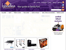 Tablet Screenshot of fgbradleys.com